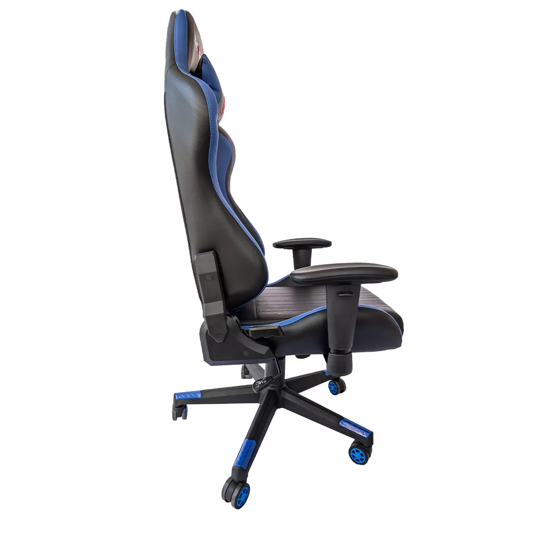 Cadeira PC Gamer Racer Profissional - Preto / Azul. A melhor cadeira PC Gamer. Qualidade excepcional! MXRacer Preto/Azul